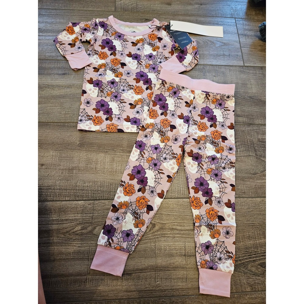 Millie and roo baby‎ girl bamboo pajamas size 12-18 mos